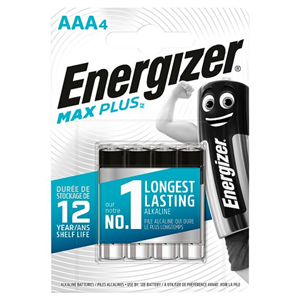 Energizer Max Plus AAA 4Pk