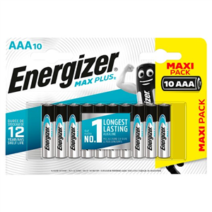 Energizer Max Plus AAA 10Pk