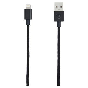 Tesco Sync Charge Lightning Cable 1M Black Braided