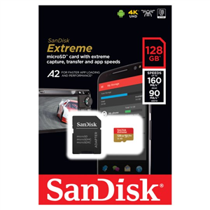 Sandisk Extreme Micro Sdxc Card 128Gb