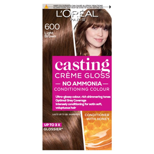 L'oreal Casting Creme Gloss Light Brown 600 Semi-Permanent Hair Dye