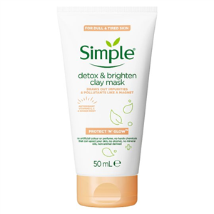 Simple Face Mask Detox & Brightening Clay Mask 50Ml