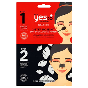 Yes To Tomatoes Charcoal 2 Step Nose Kit 8Ml