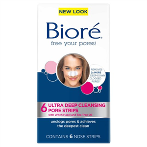 Biore Ultra Deep Cleansing Pore Strips 6 Xnose Strips