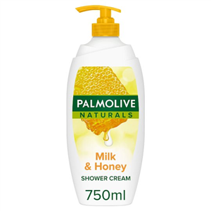 Palmolive Naturals Milk & Honey Shower Cream 750Ml