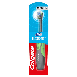 Colgate Battery Toothbrush 360 Floss Tip