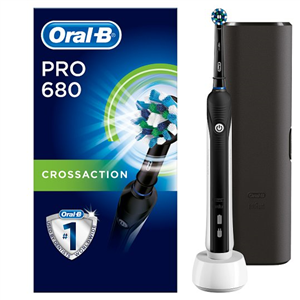Oral-B Pro 680 Cross Action Black Electric Toothbrush