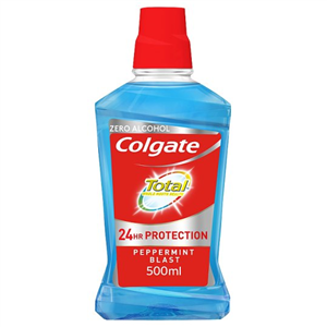 Colgate Total Advanced Peppermint Mouthwash 500Ml