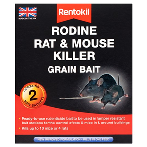 Rentokil Rodine Rat & Mouse Killer 2 Sachets