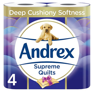 Andrex Toilet Tissue 4 Roll Quilts