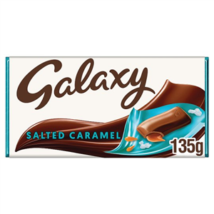 Galaxy Salted Caramel Chocolate Bar 135G