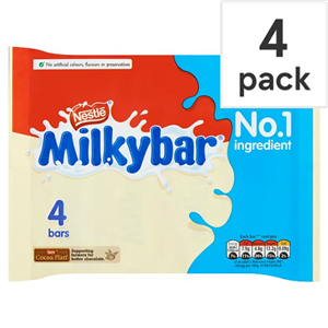 Milkybar White Chocolate Multipack 4 X25g