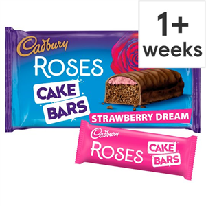 Cadbury Roses Strawberry Cake Bar 5 Pack