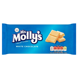 Ms Molly's White Chocolate Bar 100G