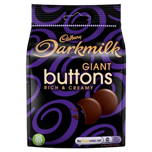 Cadbury Darkmilk Giant Buttons 105G