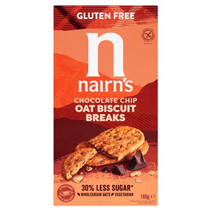 Nairns Gluten Free Chocolate Chip Biscuits 160G