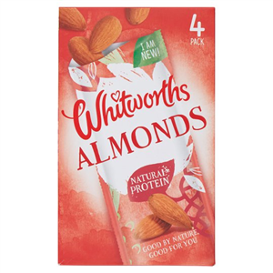 Whitworths Almonds 4 X 20G