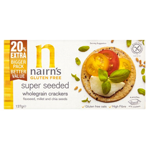 Nairn's Gluten Free Seeded Crackers 137G