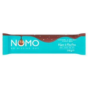 Nomo Free From Caramel & Sea Salt Chocolate Bar 38G