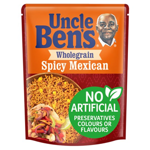 Uncle Bens Microwave Wholegrain Spicy Mexican Rice 250G