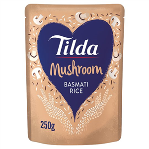 Tilda Mushroom Steamed Basmati Rice 250G