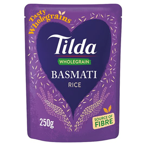 Tilda Brown Steamed Basmati Rice Classic 250G