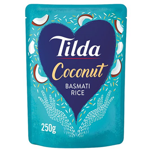 Tilda Coconut Steamed Basmati Rice 250G