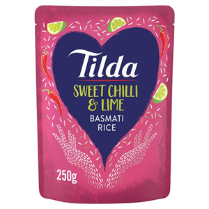 Tilda Chilli And Lime Steamed Basmati Rice 250G