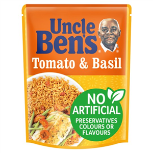 Uncle Bens Microwave Tomato And Basil Rice 250G