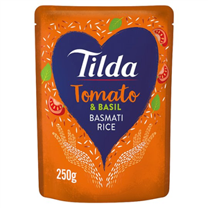 Tilda Sun Dried Tomato & Basil Basmati Rice 250G