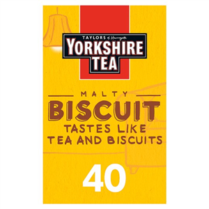 Yorkshire Tea Malty Biscuit Brew 40 Tea Bags 112G