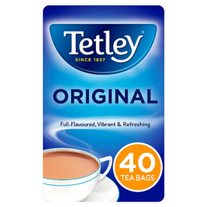 Tetley 40 Teabags 125G