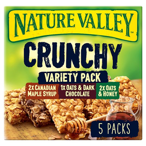 Nature Valley Crunchy Granola Variety Cereal Bars 5 X 42G