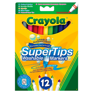 Crayola Supertips 12 Pack