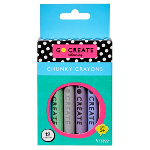Go Create Chunky Crayons 12 Pack