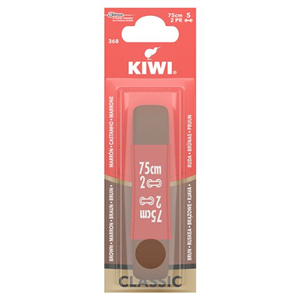 Kiwi Round Brown Laces 75Cm/5 Hole