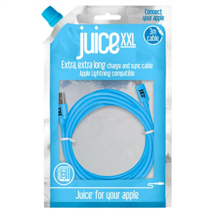 Juice Apple Lightning 3m Charging Cable Aqua