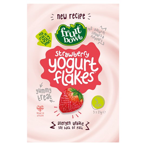 Fruit Bowl Yogurt Flakes Strawberry 5X21g