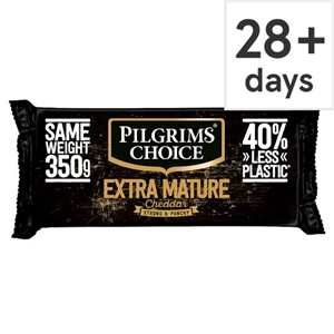 Pilgrims Choice Extra Mature Cheddar Cheese 350 G