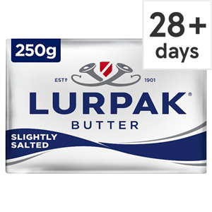 Lurpak Slightly Salted Block Butter 250G