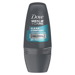 Dove Men+Care Clean Comfort Roll On Antiperspirant Deodorant 50Ml