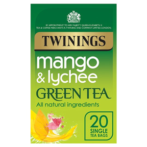 Twinings Green Tea Mango 20 Tea Bags 40G