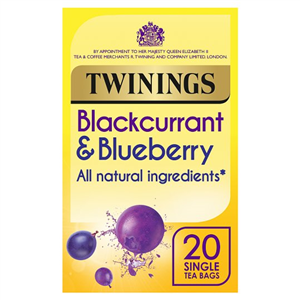 Twinings Blackcurrant & Blueberry 20 Tea Bags 40G
