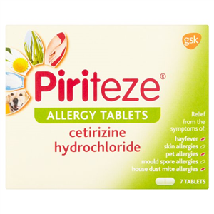 Piriteze Allergy Tablets 7S