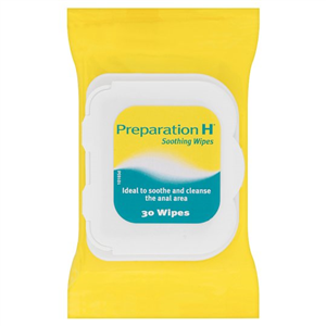Preparation H Soothing 30 Wipes
