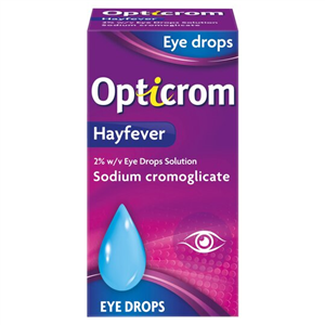 Opticrom Hayfever Eye Drops 10Ml