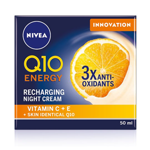 Nivea Q10 Energy Recharging Night Cream 50Ml