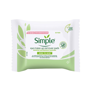 Simple Kind To Eyes Eye Make-Up Remover Pads 30S