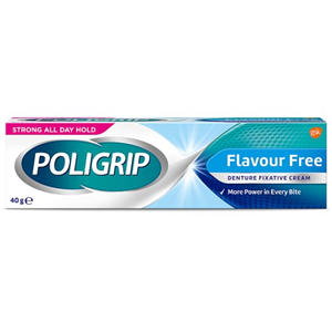 Poligrip Flavour Free Cream 40G