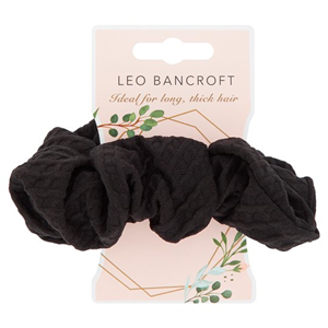 Leo Bancroft Extra Large Scrunchie Black